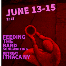 FEEDING THE BARD SONGWRITING RETREAT June 13-15 2025